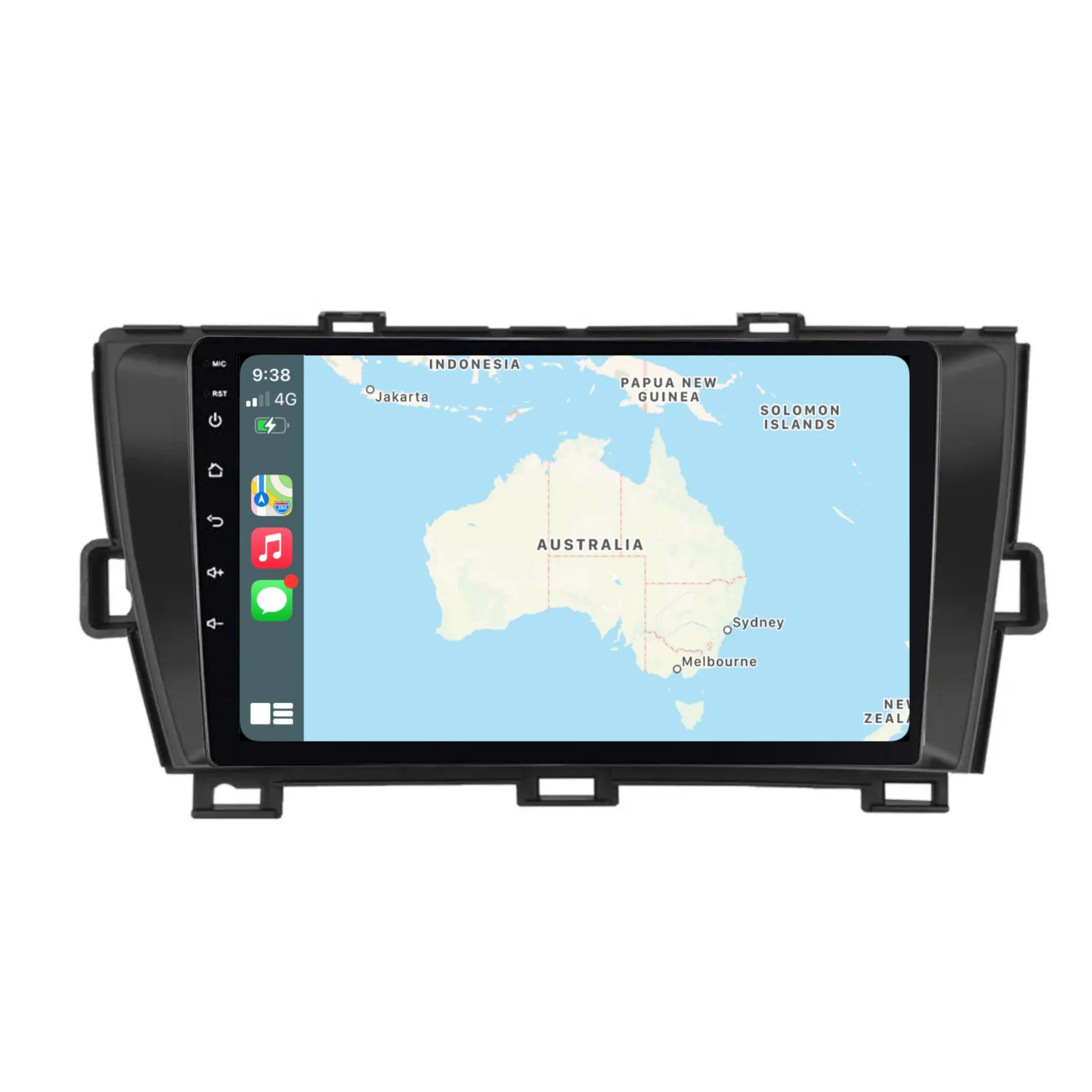 Toyota Prius (2010-2015) Plug & Play Head Unit Upgrade Kit: Car Radio with Wireless & Wired Apple CarPlay & Android Auto - Image 2