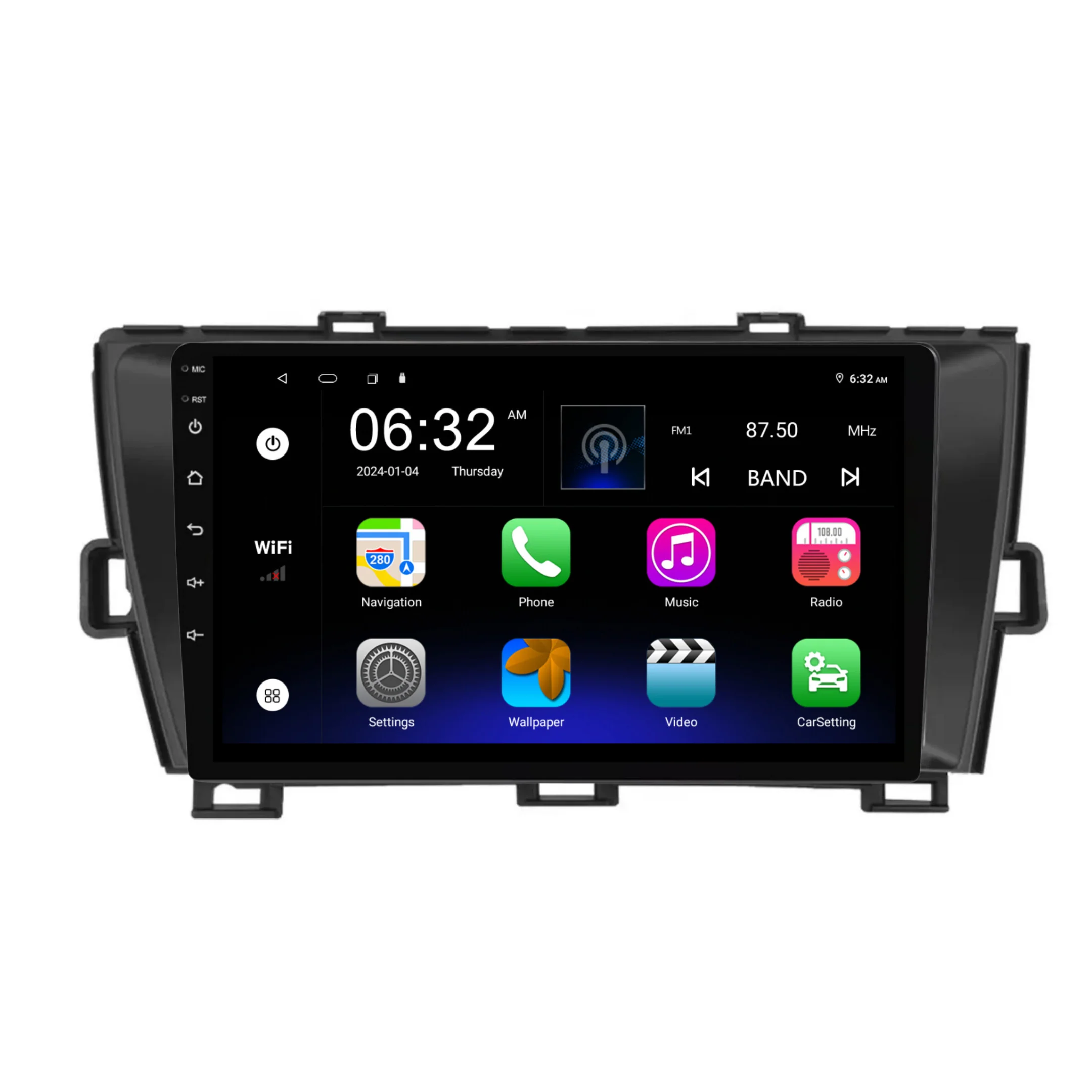 Toyota Prius (2010-2015) Plug & Play Head Unit Upgrade Kit: Car Radio with Wireless & Wired Apple CarPlay & Android Auto - Image 6