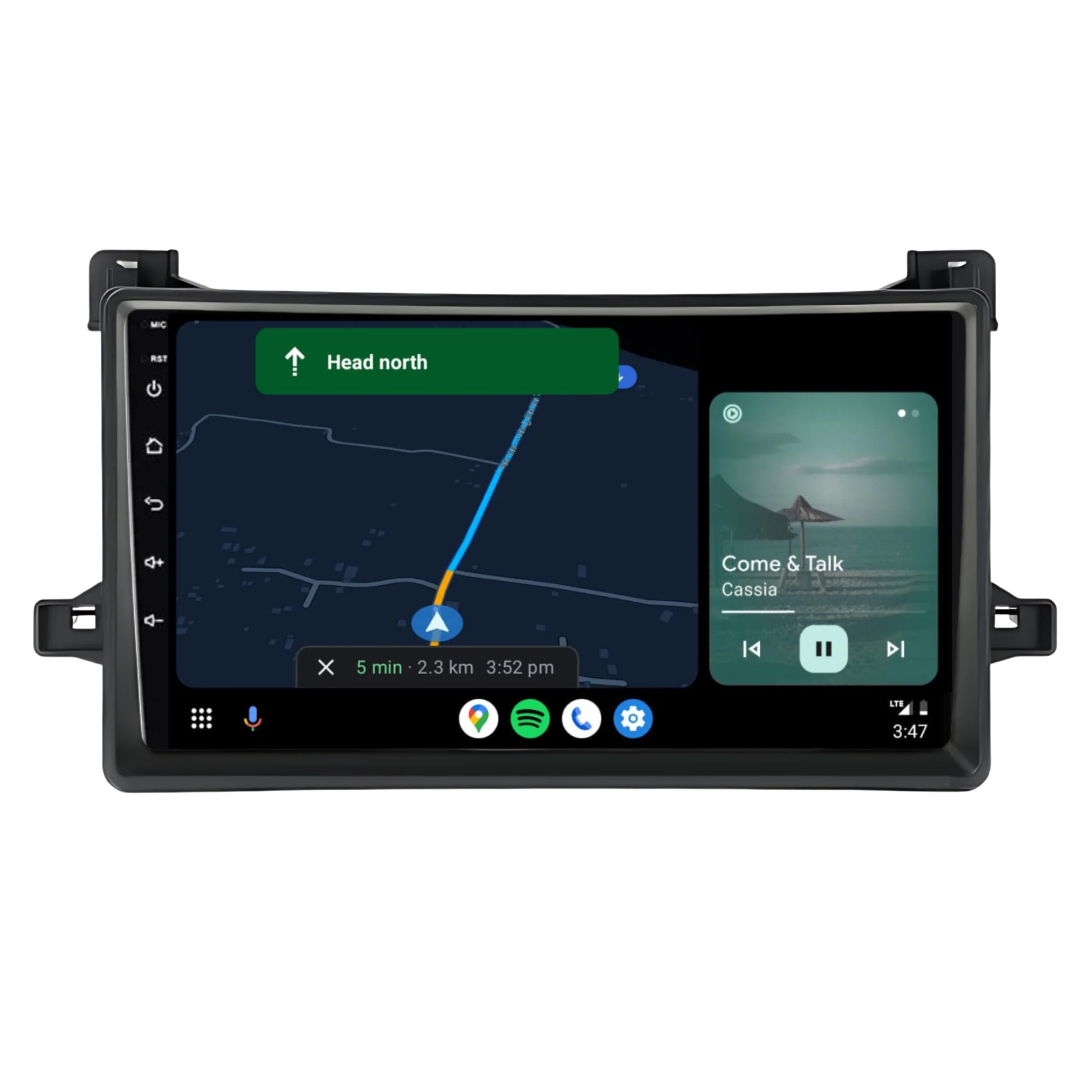 Toyota Prius (2016+) Plug & Play Head Unit Upgrade Kit: Car Radio with Wireless & Wired Apple CarPlay & Android Auto - Image 3