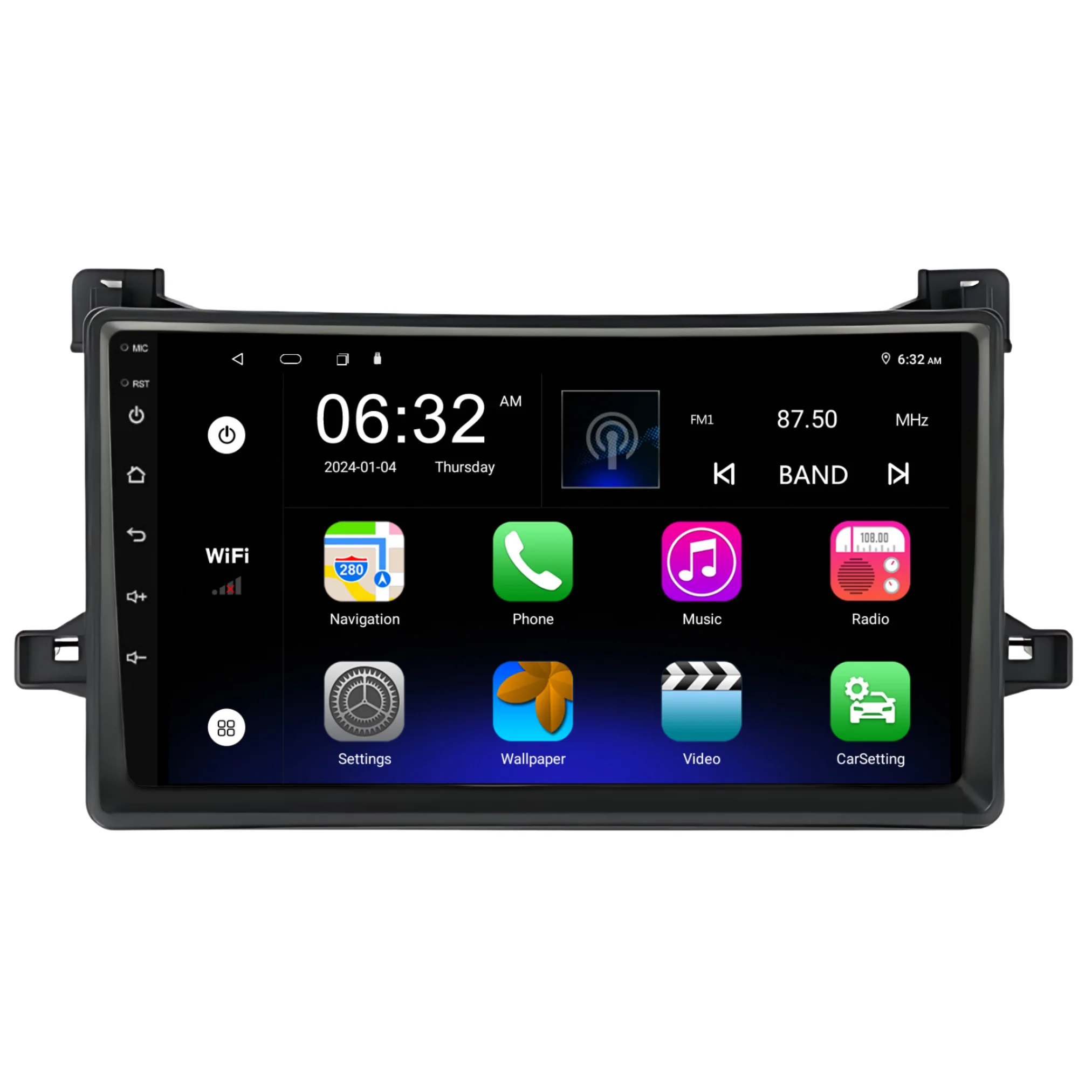 Toyota Prius (2016+) Plug & Play Head Unit Upgrade Kit: Car Radio with Wireless & Wired Apple CarPlay & Android Auto - Image 5