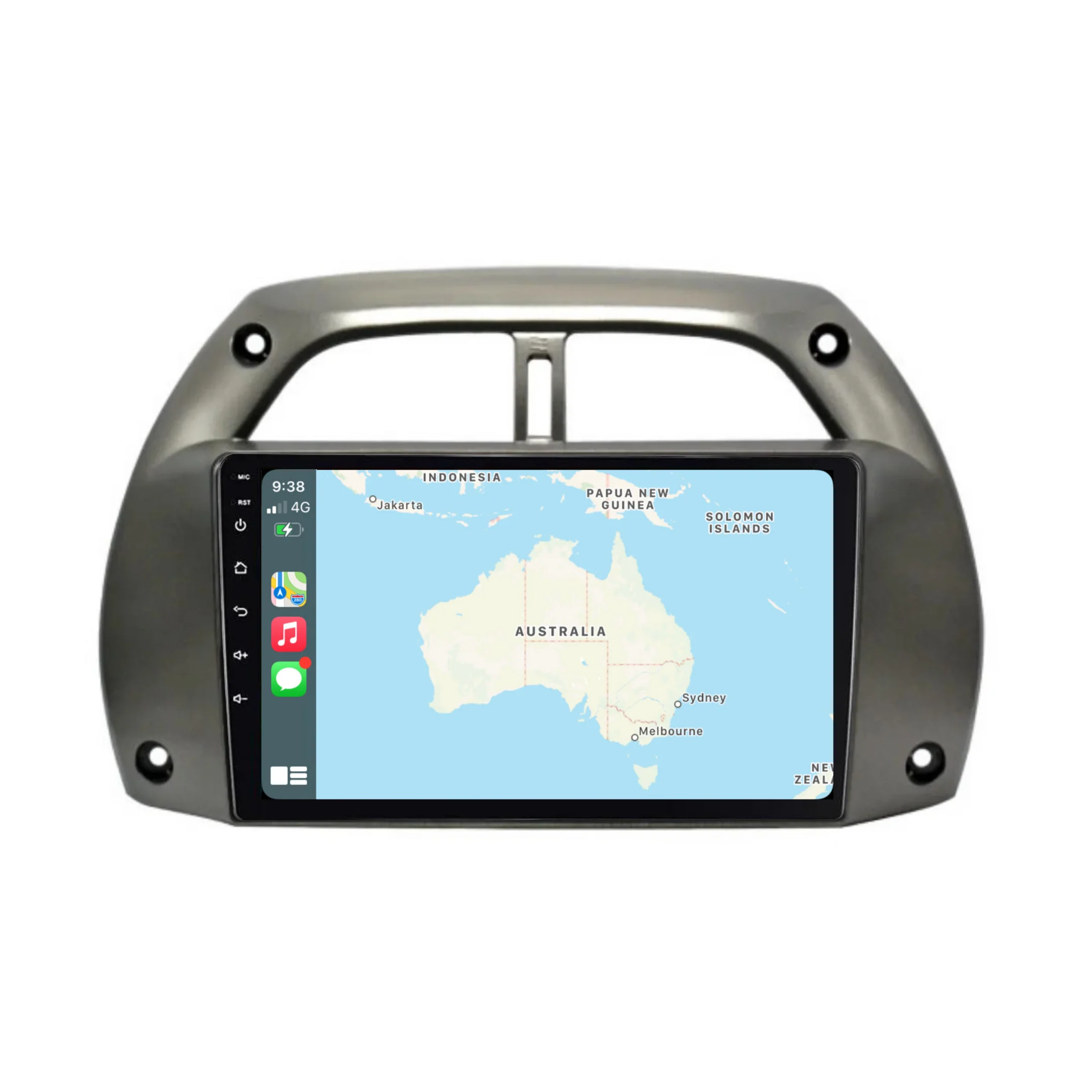 Toyota RAV4 (2001-2006) Plug & Play Head Unit Upgrade Kit: Car Radio with Wireless & Wired Apple CarPlay & Android Auto - Image 4