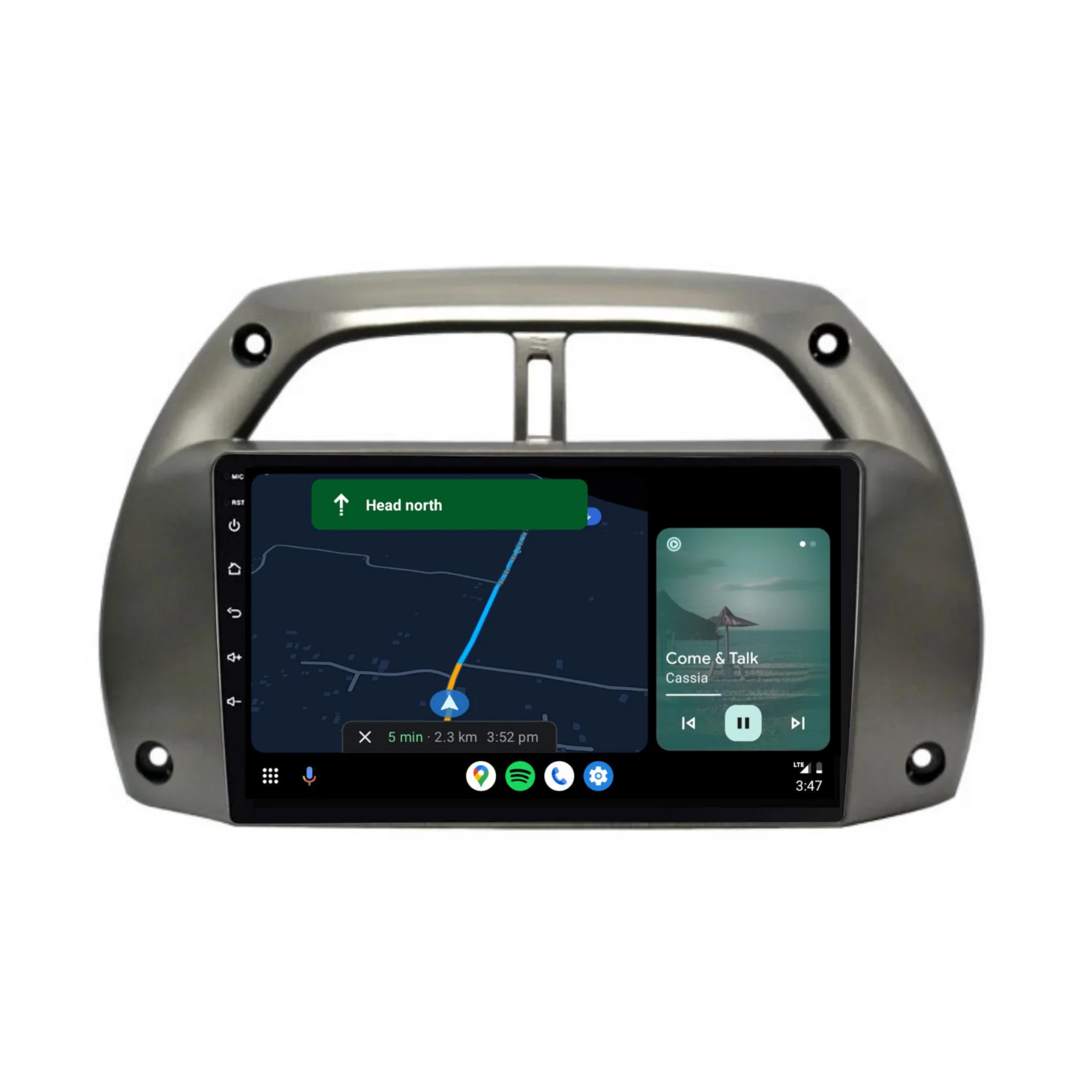 Toyota RAV4 (2001-2006) Plug & Play Head Unit Upgrade Kit: Car Radio with Wireless & Wired Apple CarPlay & Android Auto - Image 6