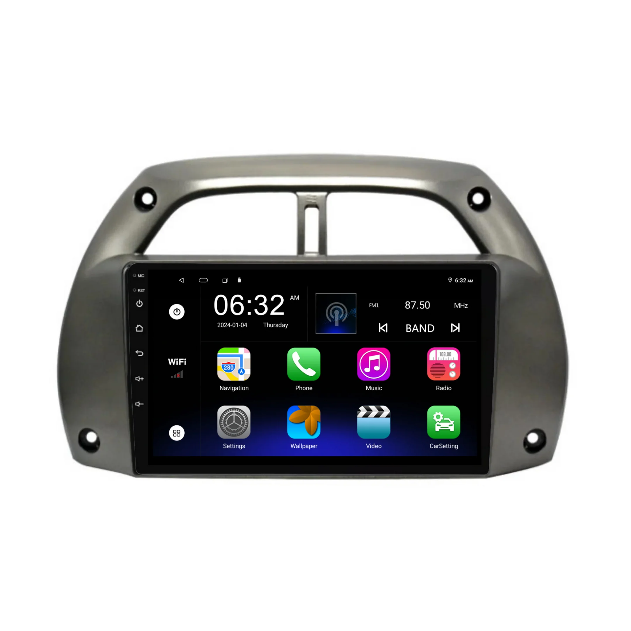 Toyota RAV4 (2001-2006) Plug & Play Head Unit Upgrade Kit: Car Radio with Wireless & Wired Apple CarPlay & Android Auto - Image 8