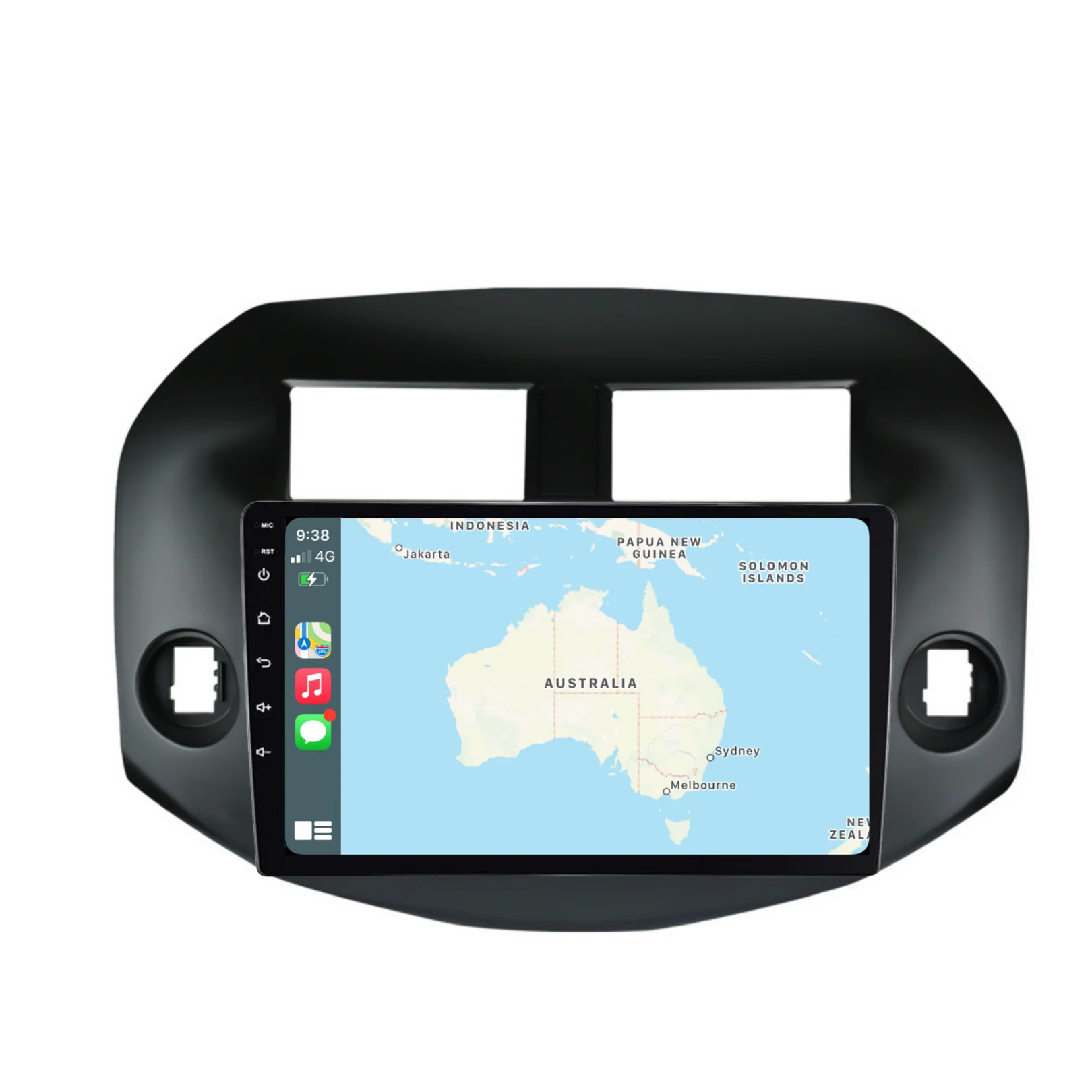 Toyota RAV4 (2007-2011) Plug & Play Head Unit Upgrade Kit: Car Radio with Wireless & Wired Apple CarPlay & Android Auto - Image 3