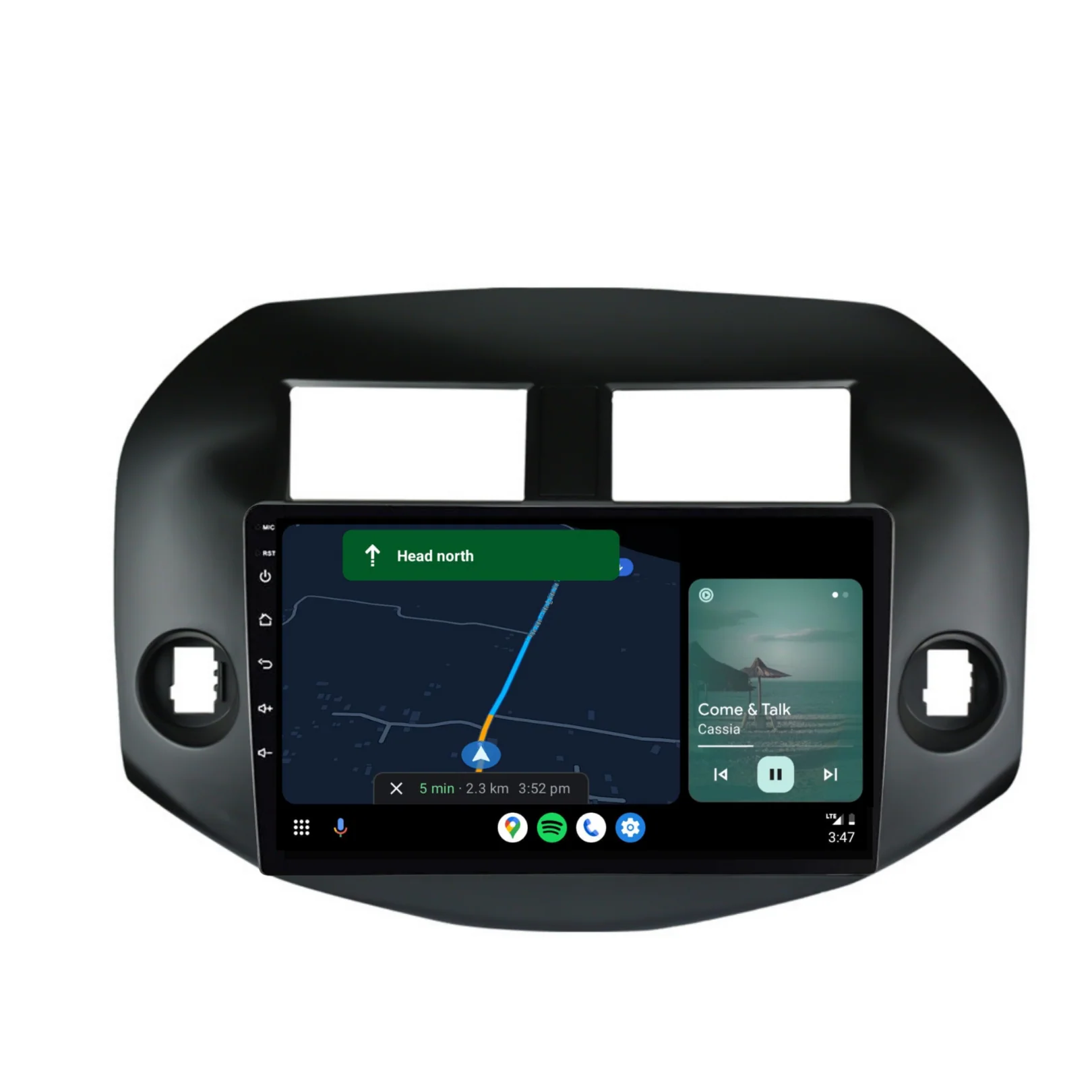 Toyota RAV4 (2007-2011) Plug & Play Head Unit Upgrade Kit: Car Radio with Wireless & Wired Apple CarPlay & Android Auto - Image 5