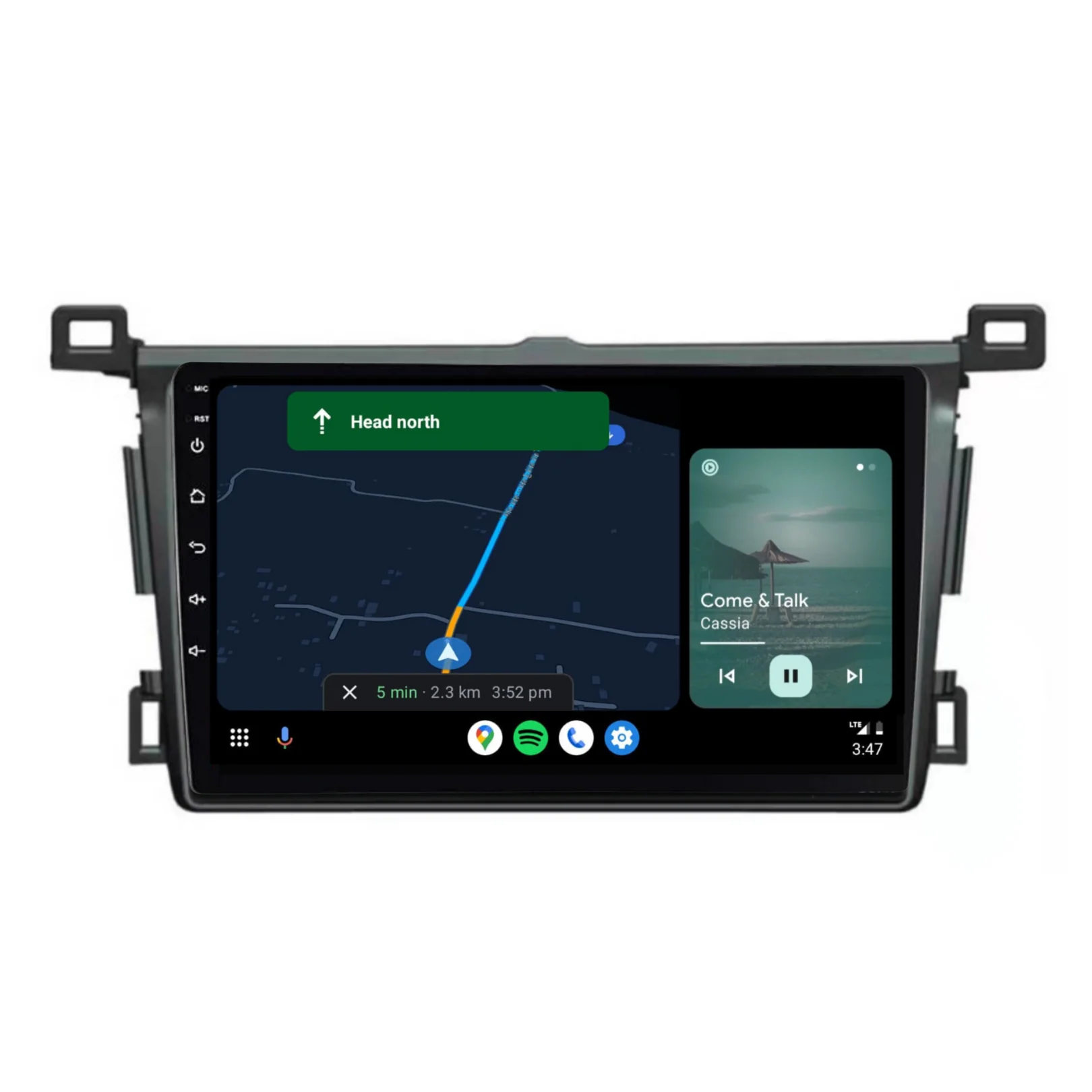 Toyota RAV4 (2013-2018) Plug & Play Head Unit Upgrade Kit: Car Radio with Wireless & Wired Apple CarPlay & Android Auto - Image 5