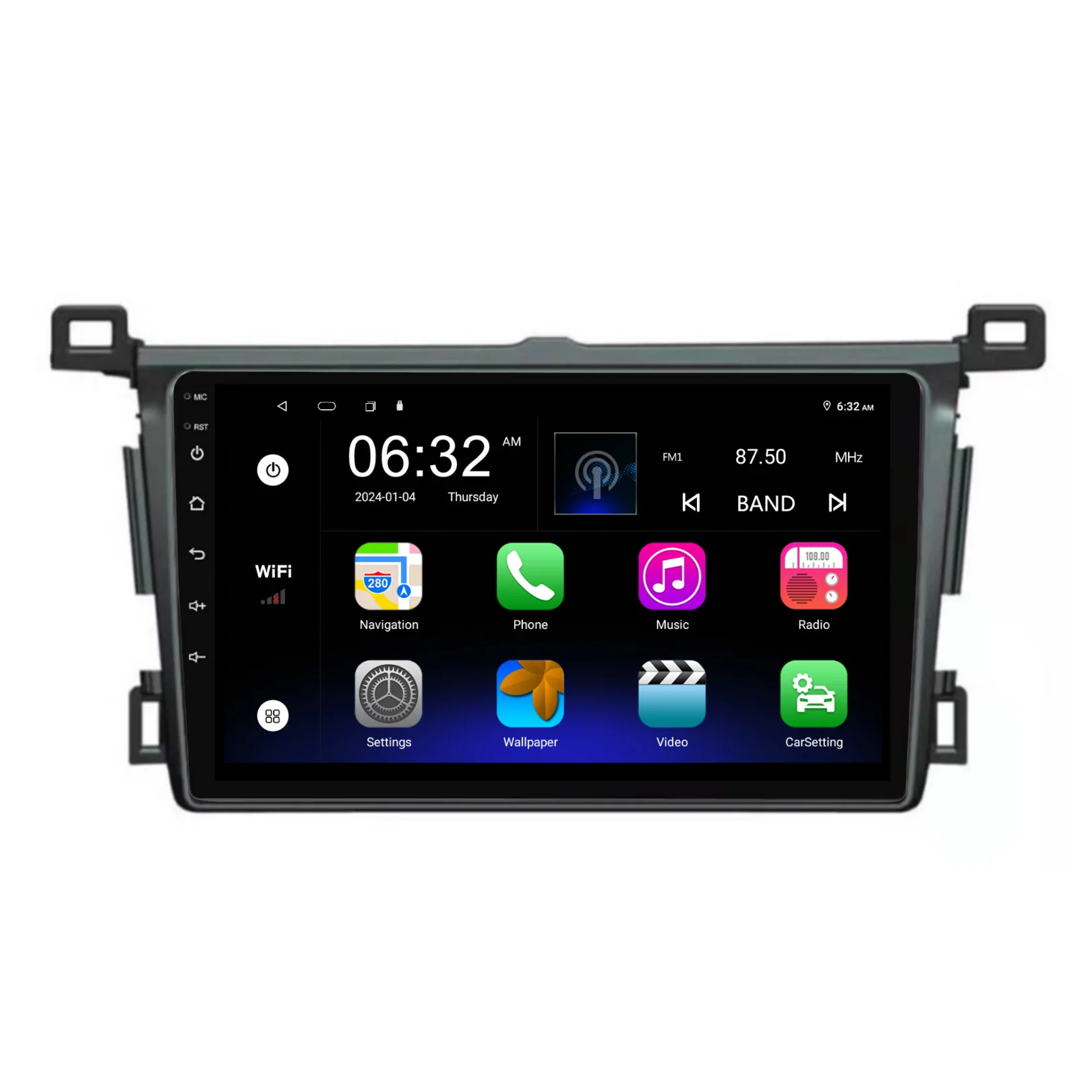 Toyota RAV4 (2013-2018) Plug & Play Head Unit Upgrade Kit: Car Radio with Wireless & Wired Apple CarPlay & Android Auto - Image 7