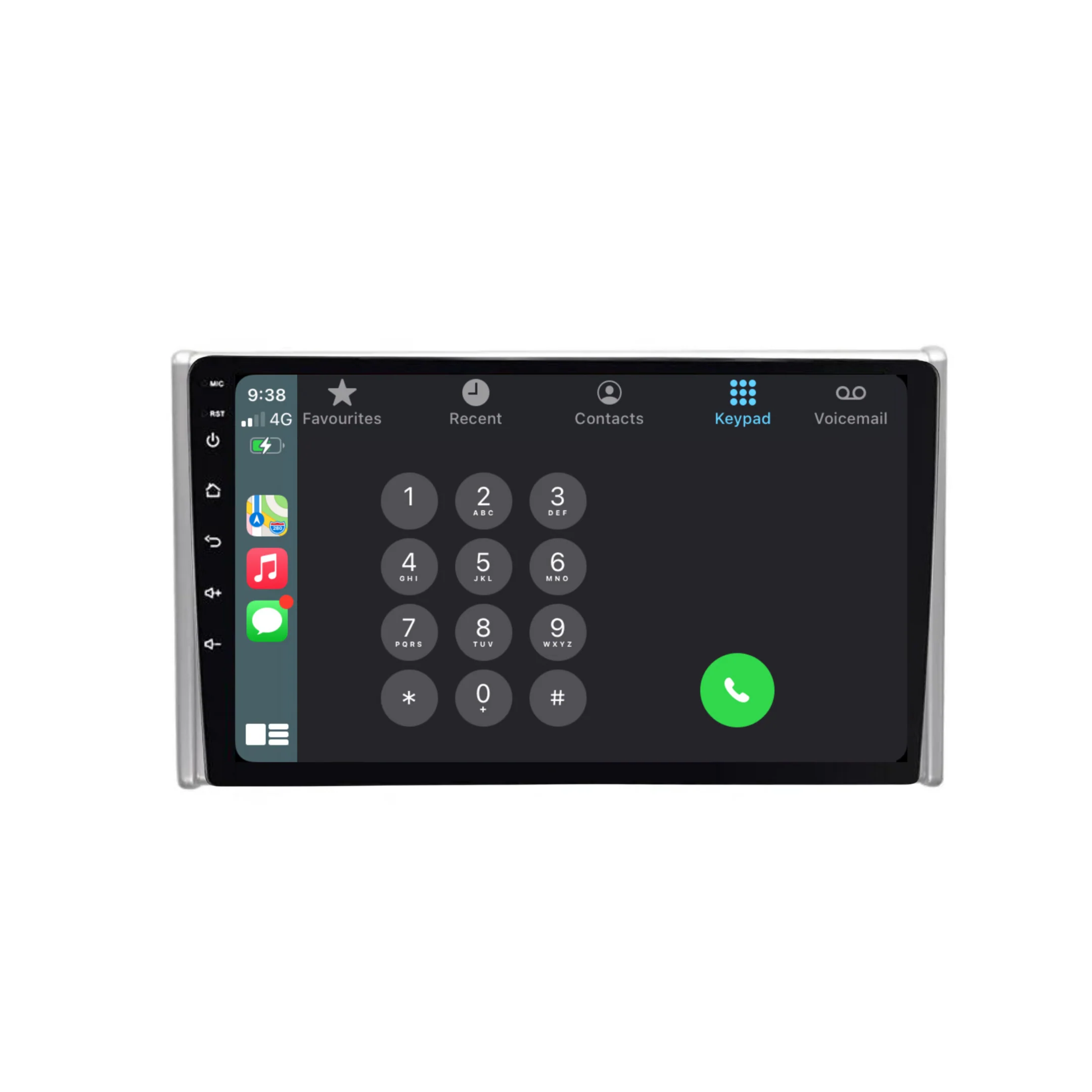 Toyota RAV4 (2019-2020) Plug & Play Head Unit Upgrade Kit: Car Radio with Wireless & Wired Apple CarPlay & Android Auto - Image 4