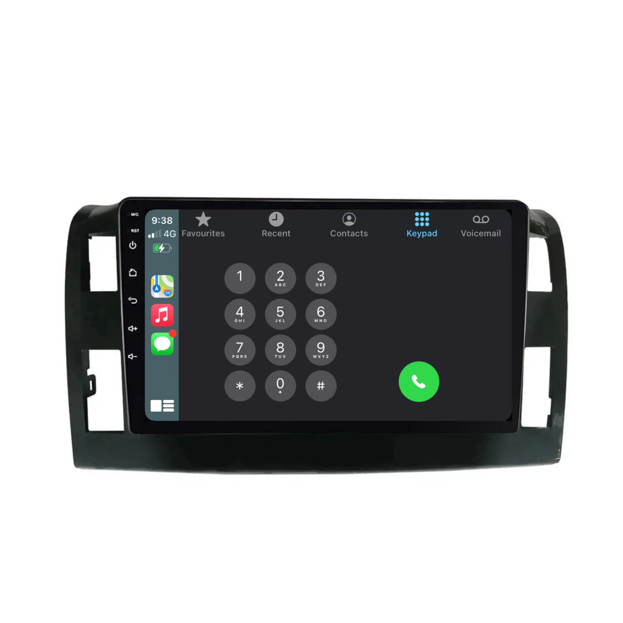 Toyota Tarago (2006-2015) Plug & Play Head Unit Upgrade Kit: Car Radio with Wireless & Wired Apple CarPlay & Android Auto - Image 3