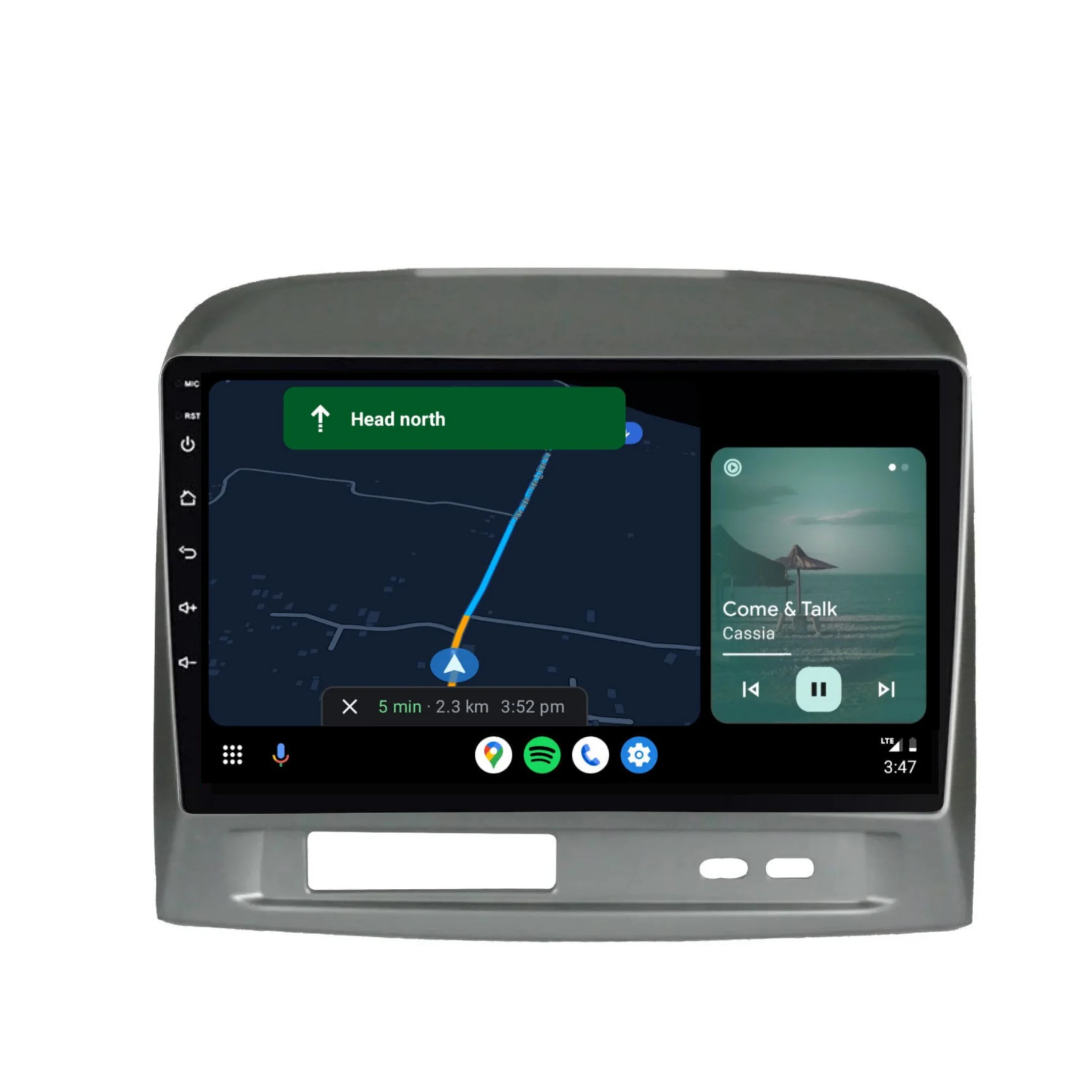Toyota Yaris (2004-2008) Plug & Play Head Unit Upgrade Kit: Car Radio with Wireless & Wired Apple CarPlay & Android Auto - Image 3