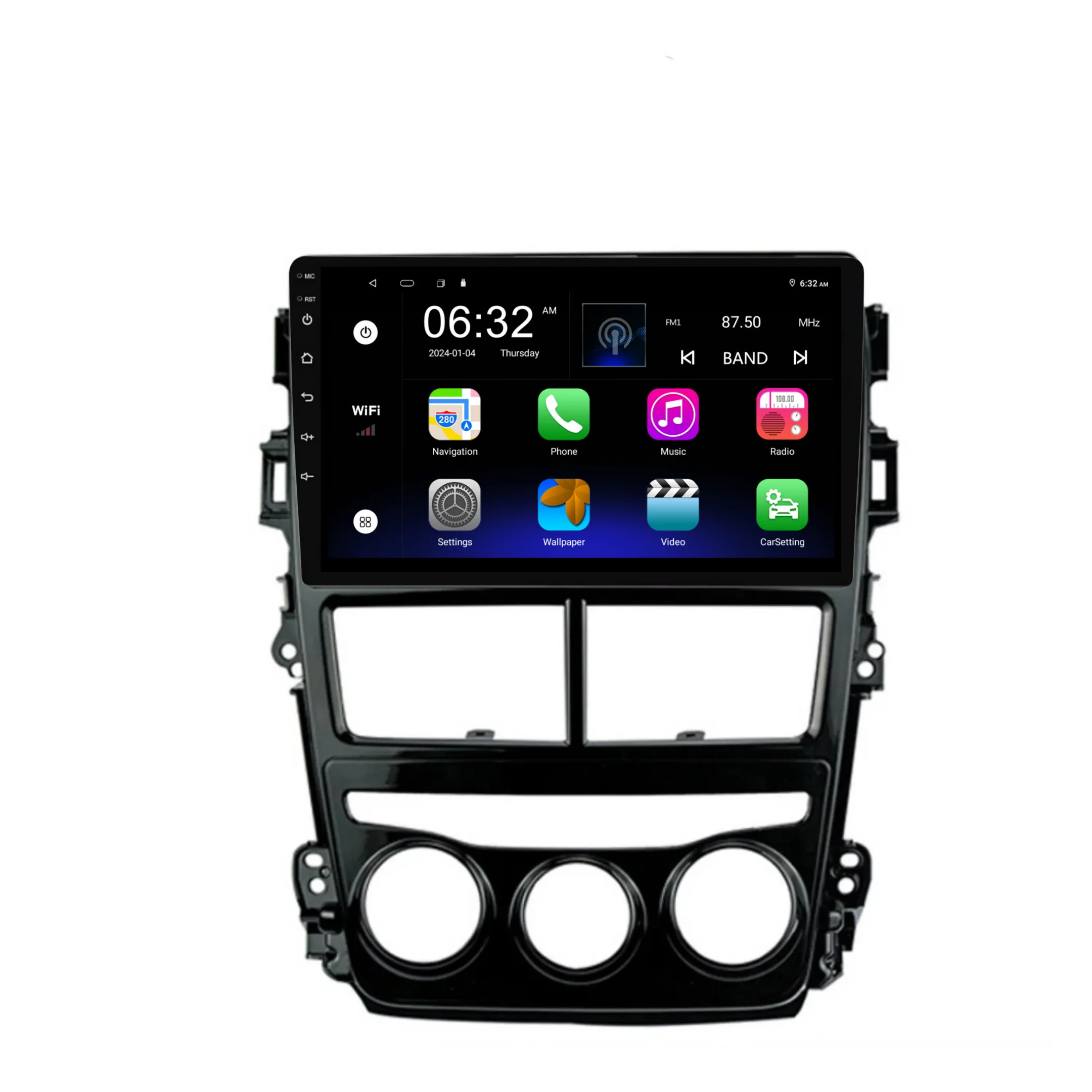 Toyota Yaris (2018-2019) Plug & Play Head Unit Upgrade Kit: Car Radio with Wireless & Wired Apple CarPlay & Android Auto - Image 5