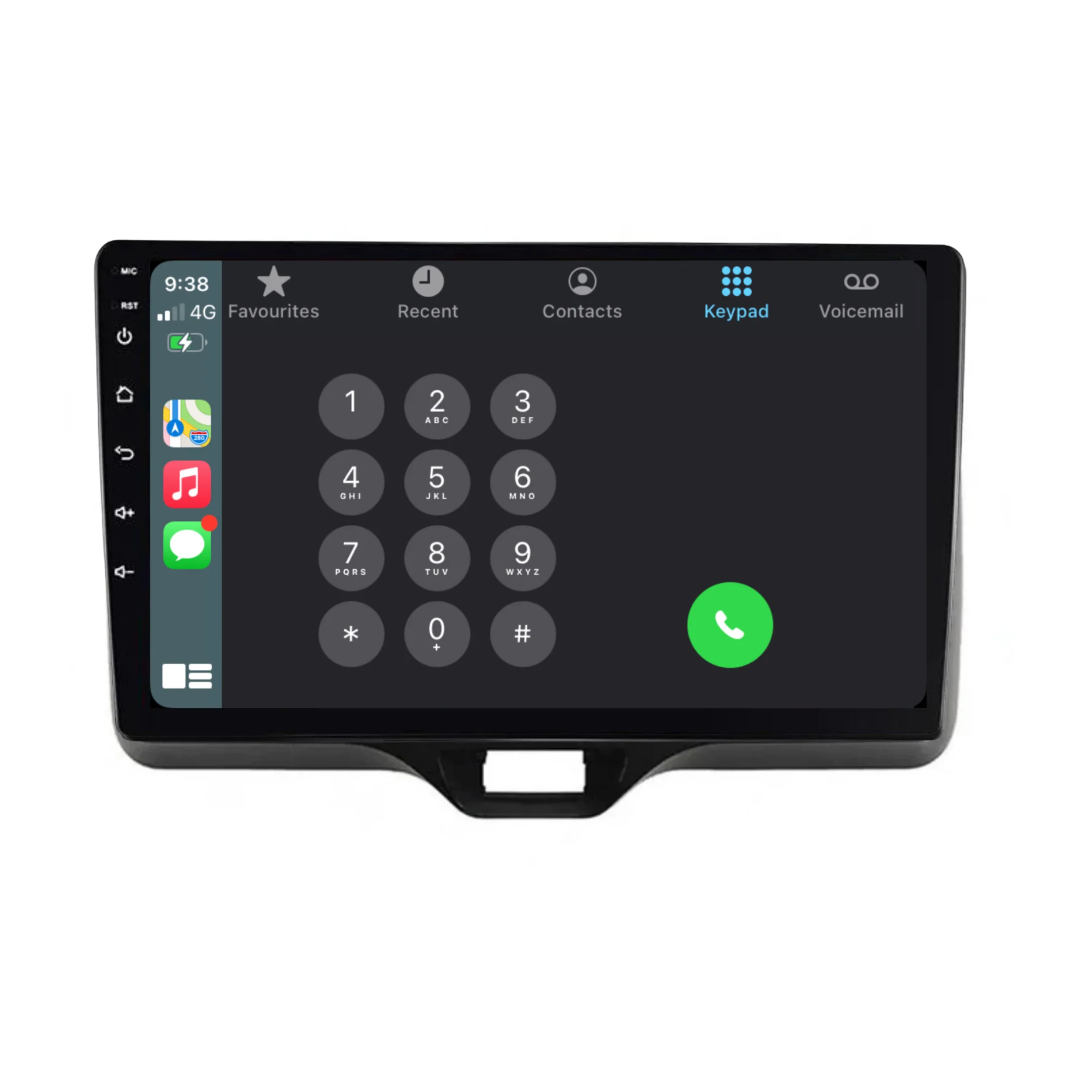 Toyota Yaris (2019-2023) - Plug & Play Head Unit Upgrade Kit: Car Radio with Wireless & Wired Apple CarPlay & Android Auto - Image 2