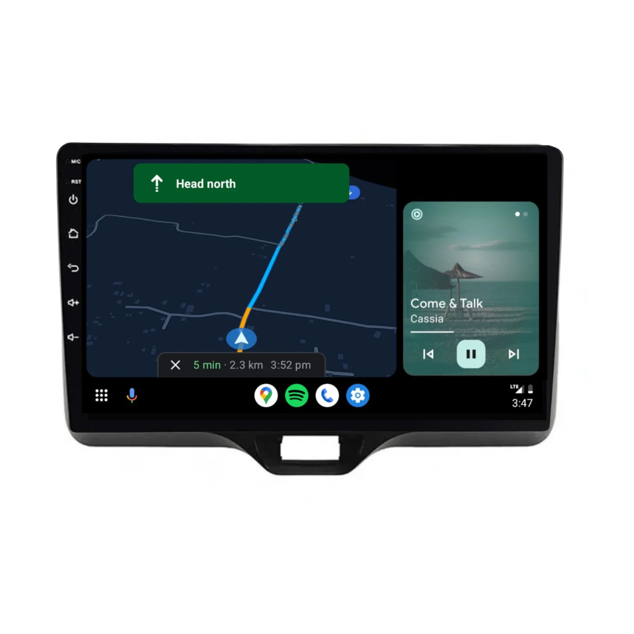 Toyota Yaris (2019-2023) - Plug & Play Head Unit Upgrade Kit: Car Radio with Wireless & Wired Apple CarPlay & Android Auto - Image 4