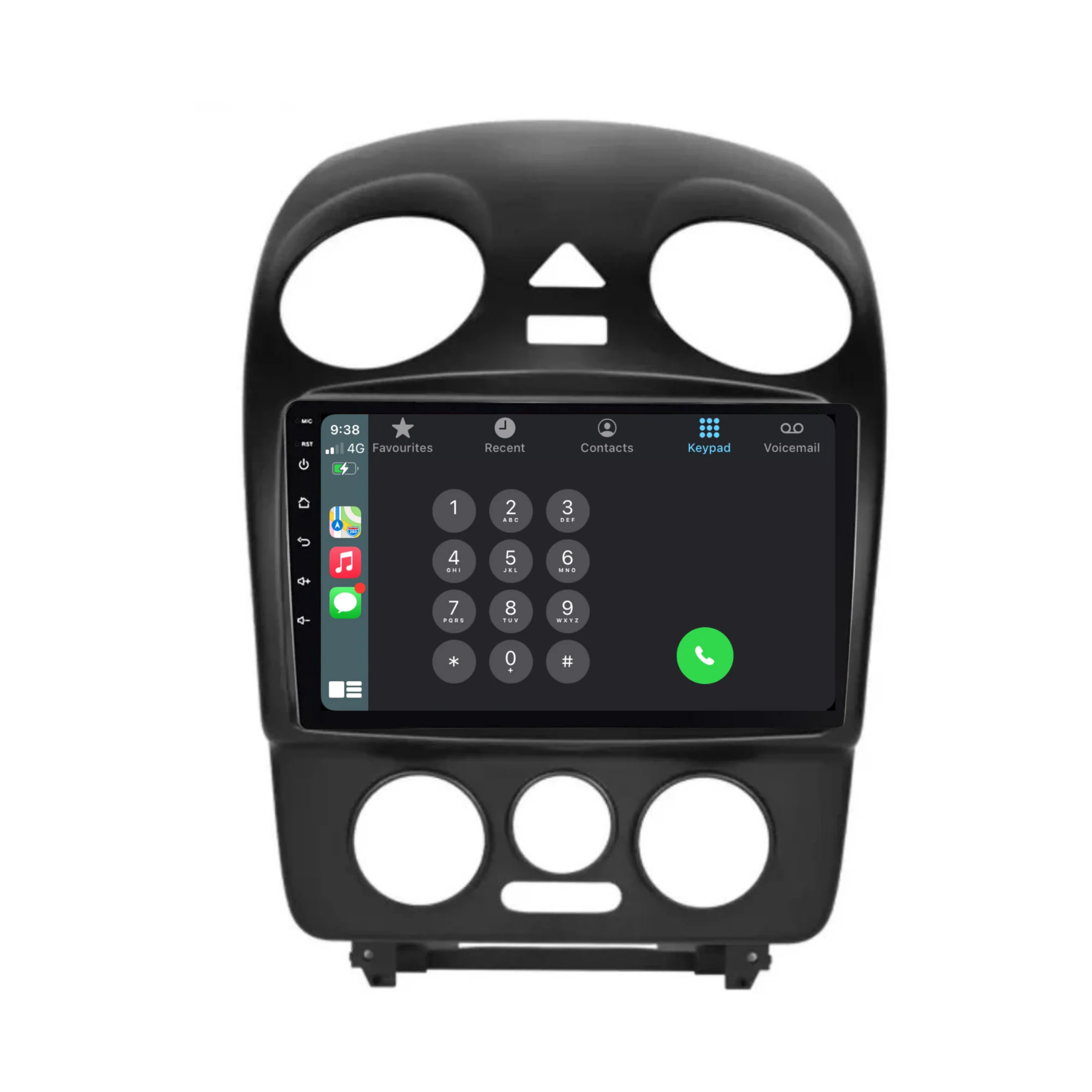 Volkswagen Beetle (2004-2010) Plug & Play Head Unit Upgrade Kit: Car Radio with Wireless & Wired Apple CarPlay & Android Auto - Image 3