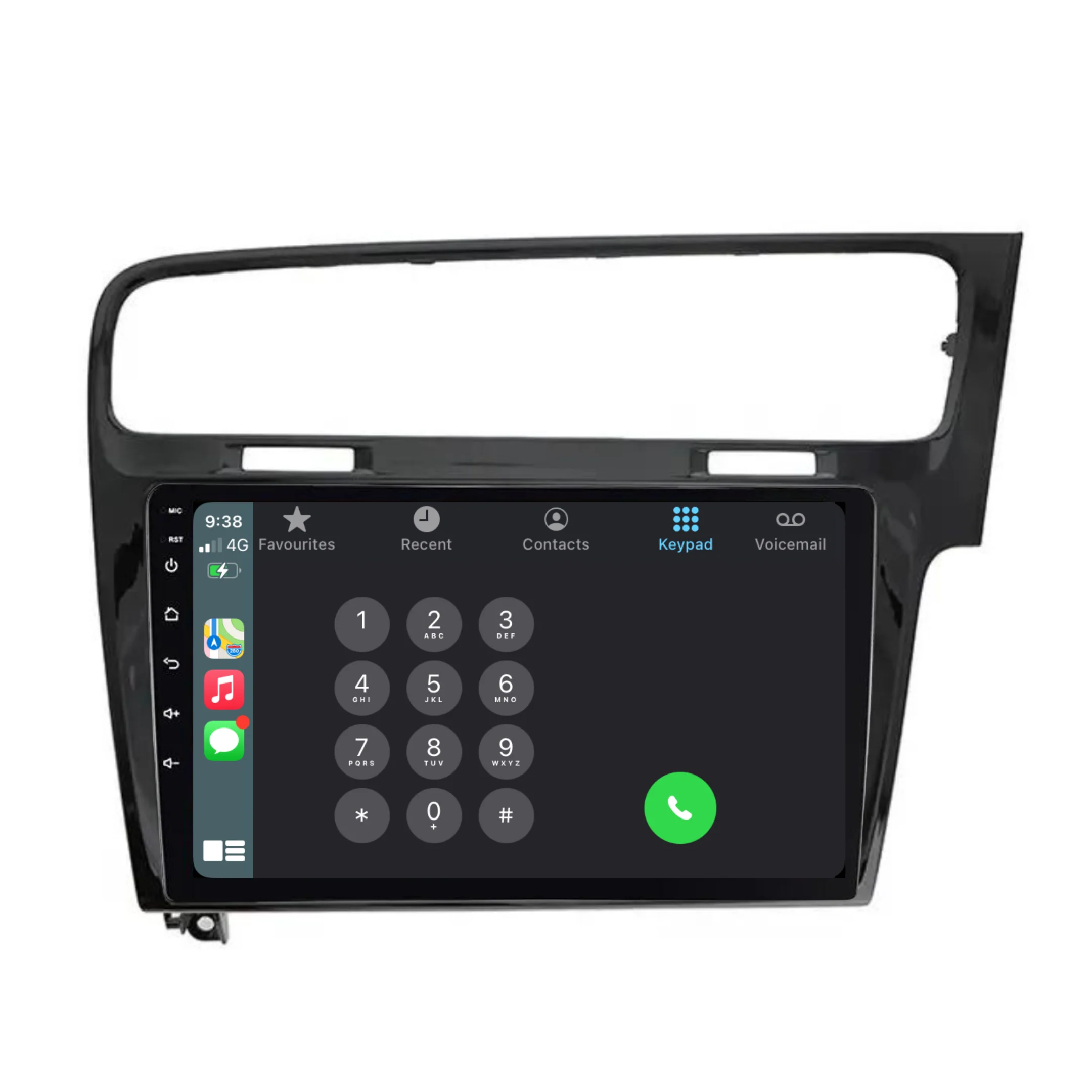 Volkswagen Golf 7 (2013-2020) Plug & Play Head Unit Upgrade Kit: Car Radio with Wireless & Wired Apple CarPlay & Android Auto - Image 3