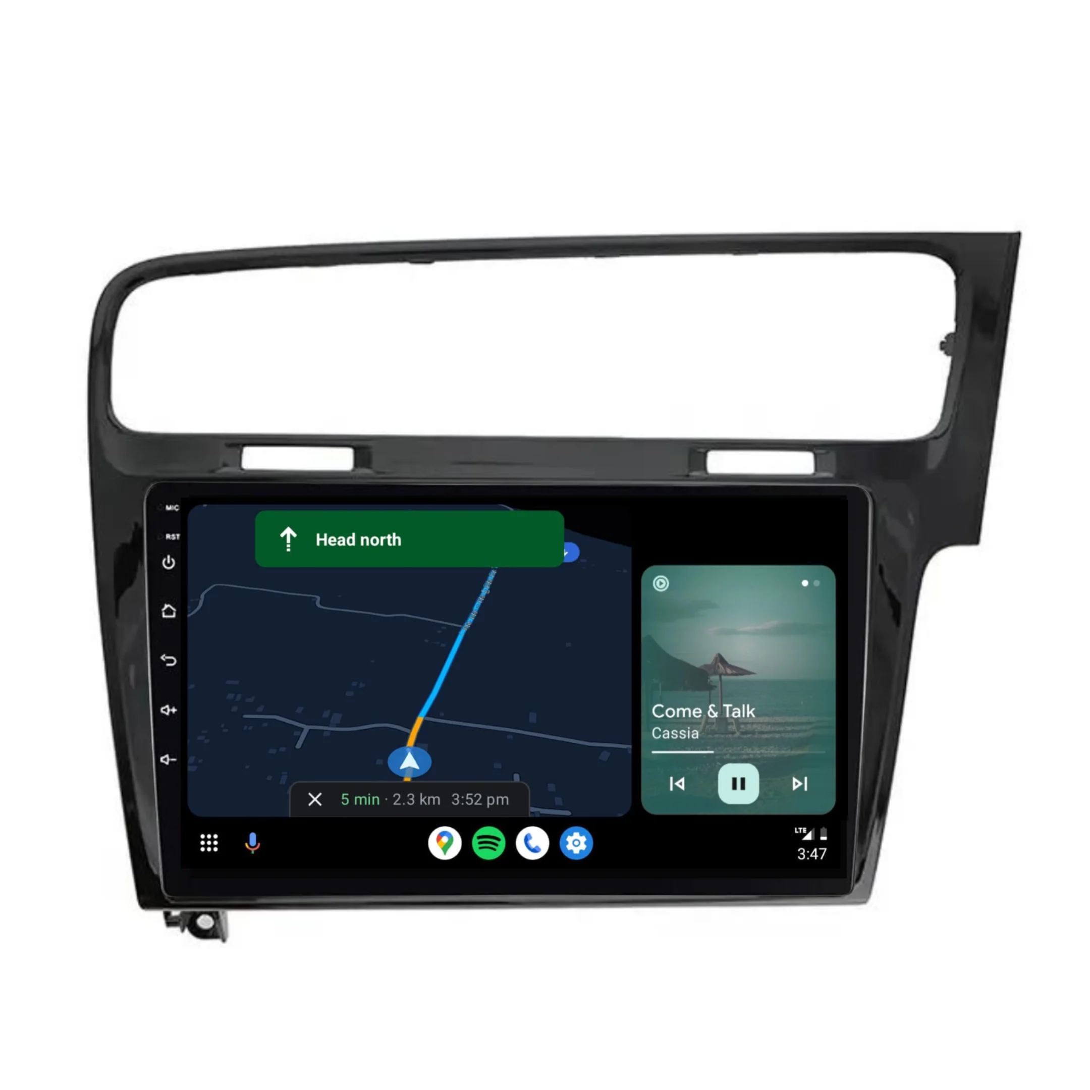 Volkswagen Golf 7 (2013-2020) Plug & Play Head Unit Upgrade Kit: Car Radio with Wireless & Wired Apple CarPlay & Android Auto - Image 4