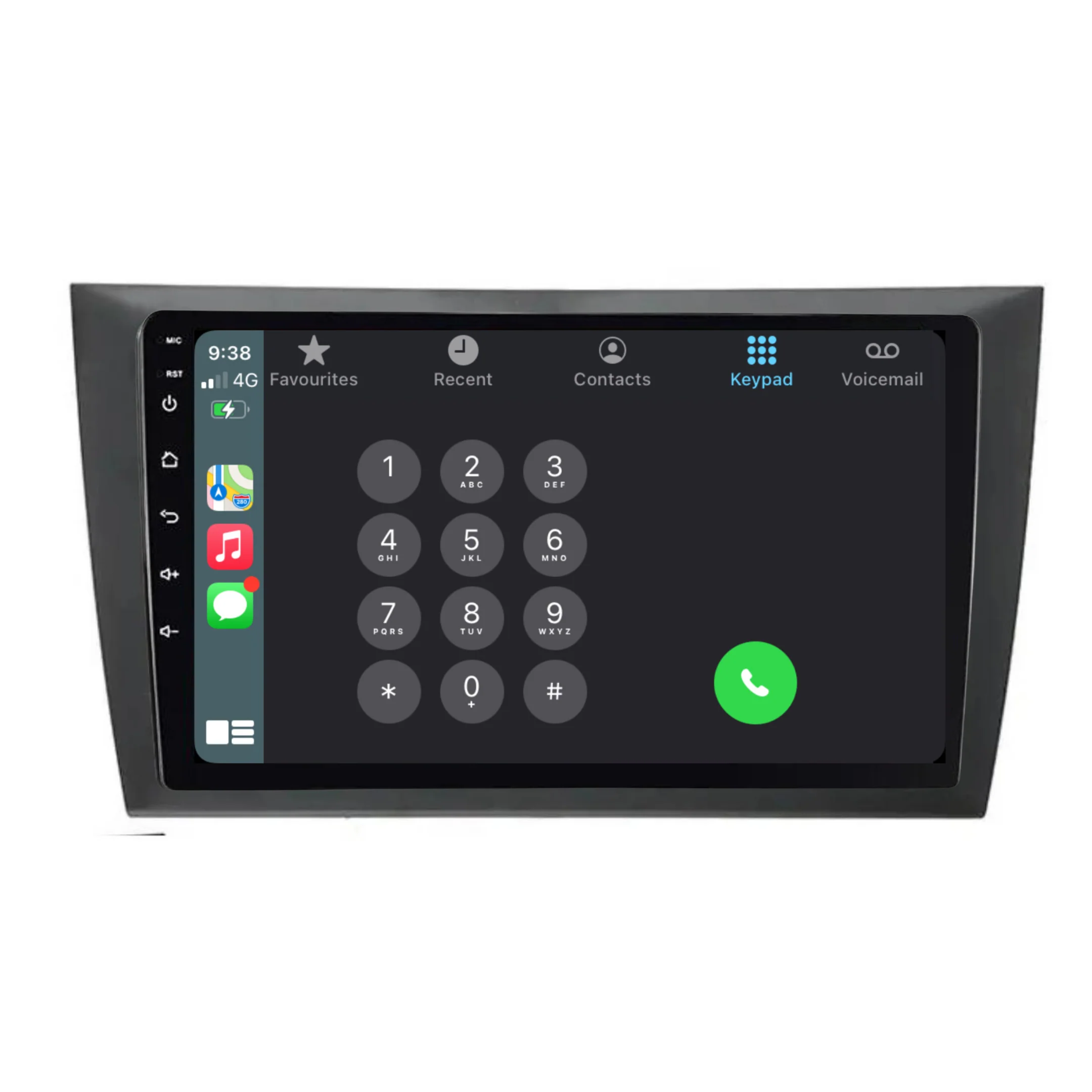 Volkswagen Golf 6 (2009-2013) Plug & Play Head Unit Upgrade Kit: Car Radio with Wireless & Wired Apple CarPlay & Android Auto - Image 4