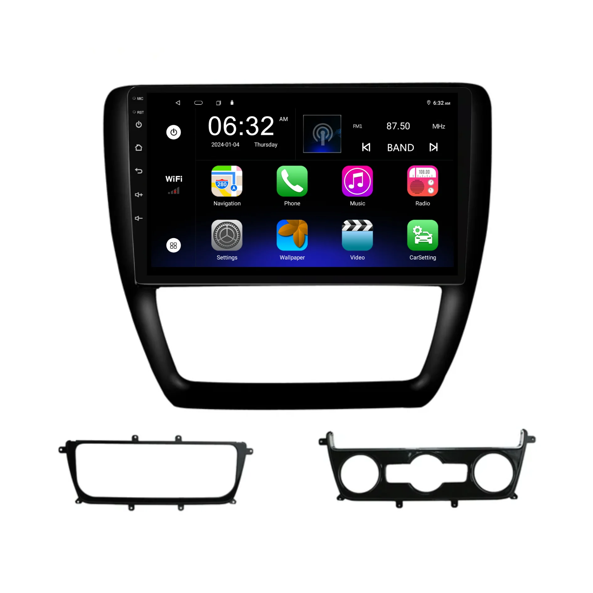 Volkswagen Jetta / Sagitar (2012-2018) Plug & Play Head Unit Upgrade Kit: Car Radio with Wireless & Wired Apple CarPlay & Android Auto - Image 6