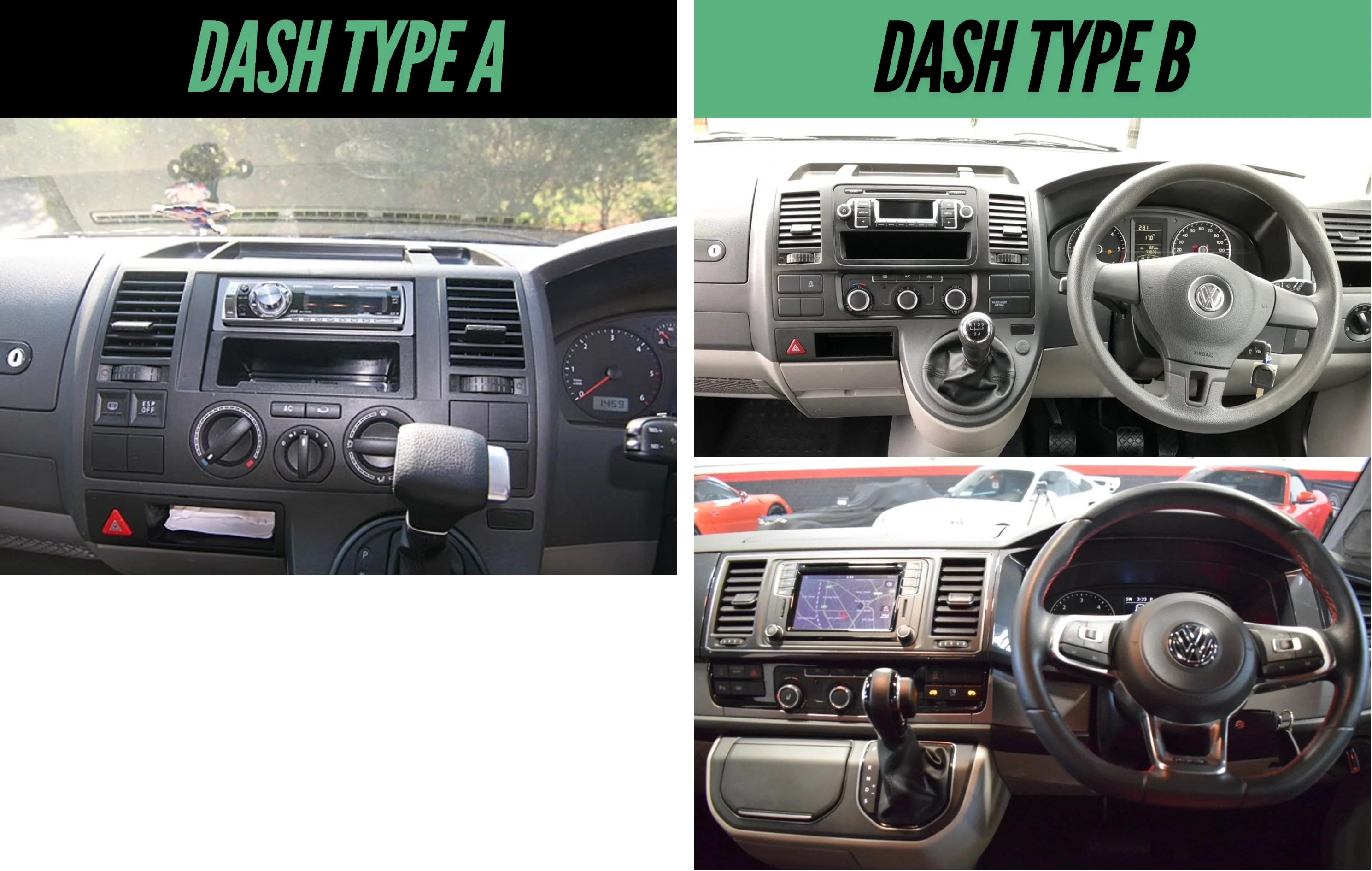 Volkswagen Multivan / T5 (2003-2015) Plug & Play Head Unit Upgrade Kit: Car Radio with Wireless & Wired Apple CarPlay & Android Auto - Image 7