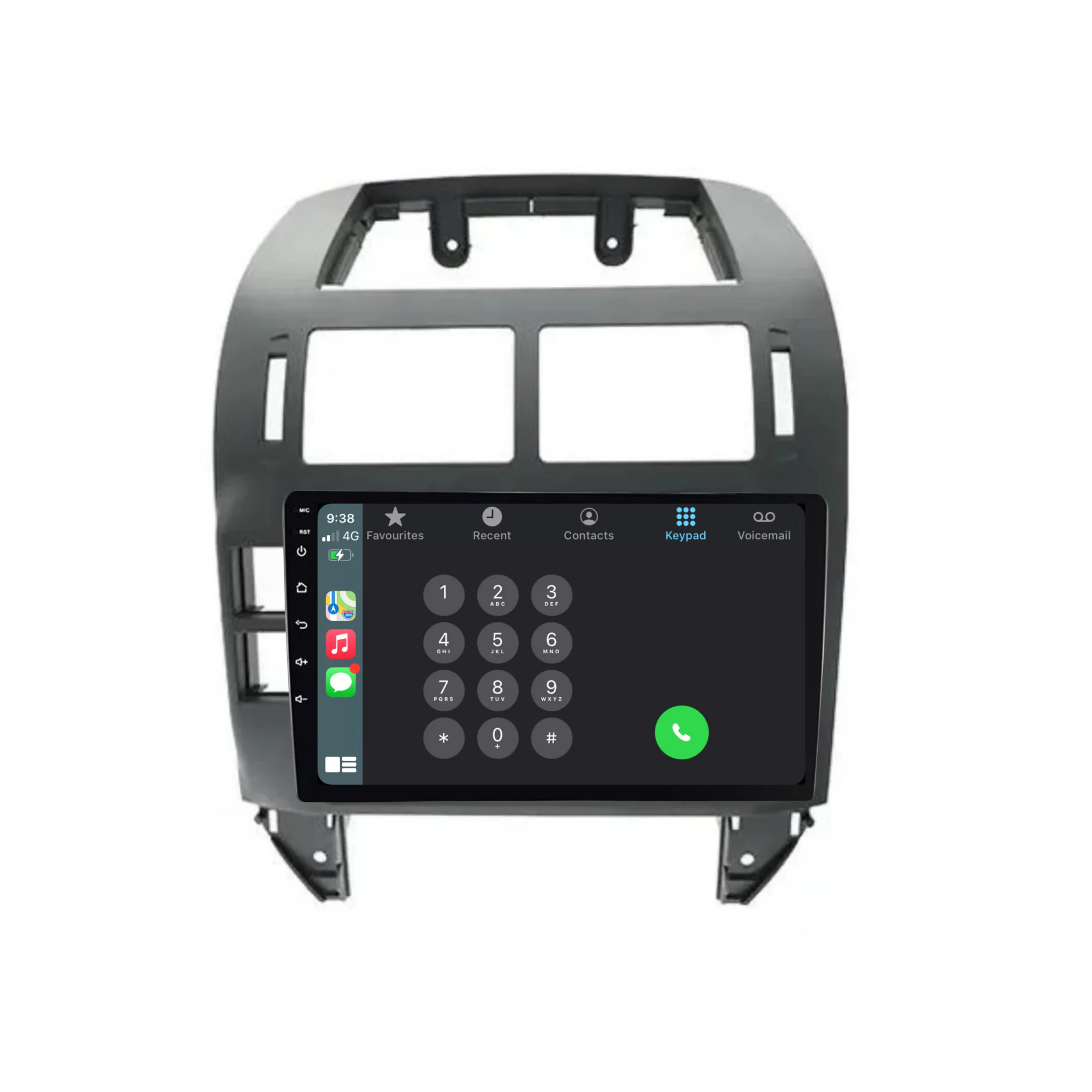 Volkswagen Polo (2004-2011) Plug & Play Head Unit Upgrade Kit: Car Radio with Wireless & Wired Apple CarPlay & Android Auto - Image 3