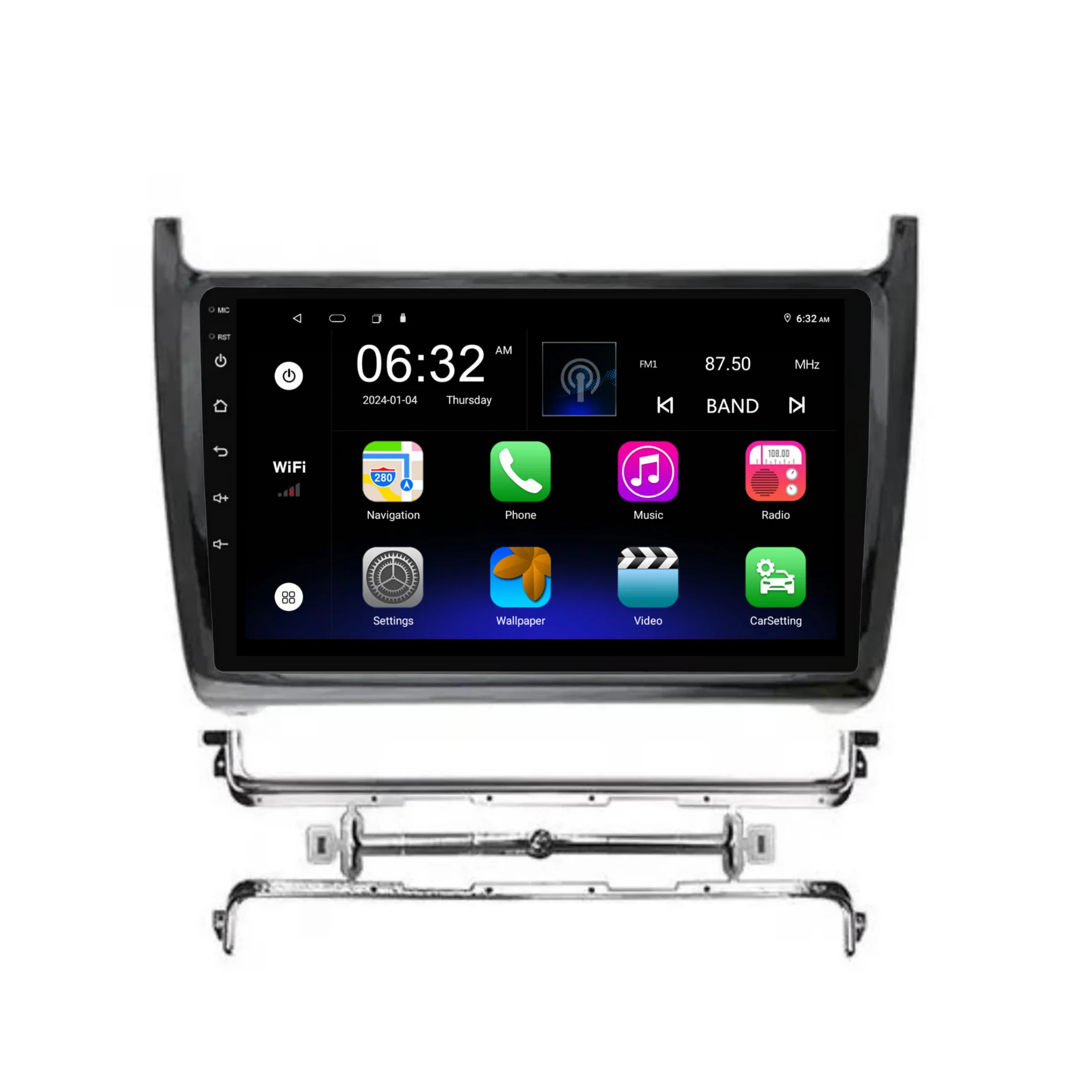 Volkswagen Polo (2011-2018) Plug & Play Head Unit Upgrade Kit: Car Radio with Wireless & Wired Apple CarPlay & Android Auto - Image 6