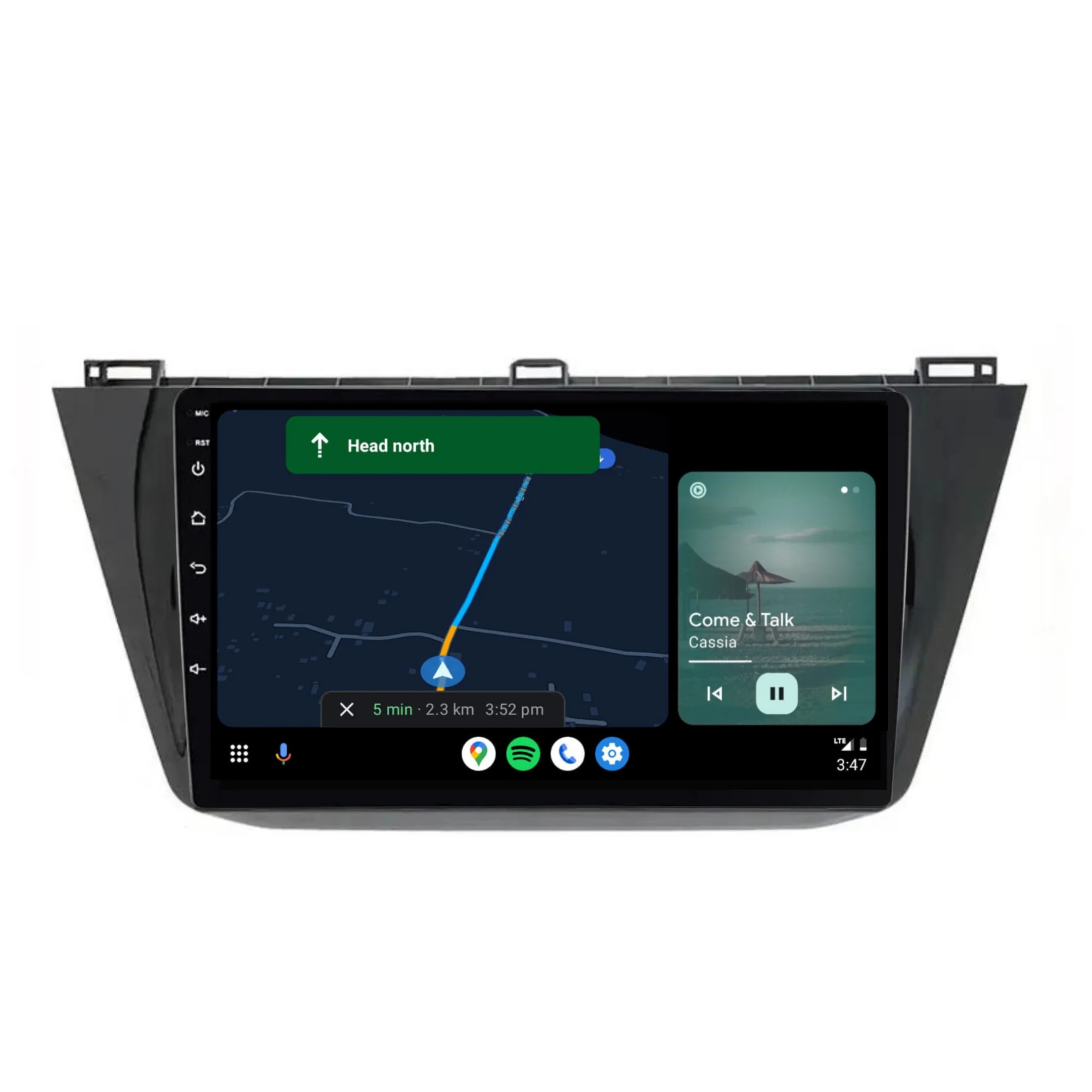 Volkswagen Tiguan (2016-2018) Plug & Play Head Unit Upgrade Kit: Car Radio with Wireless & Wired Apple CarPlay & Android Auto - Image 4