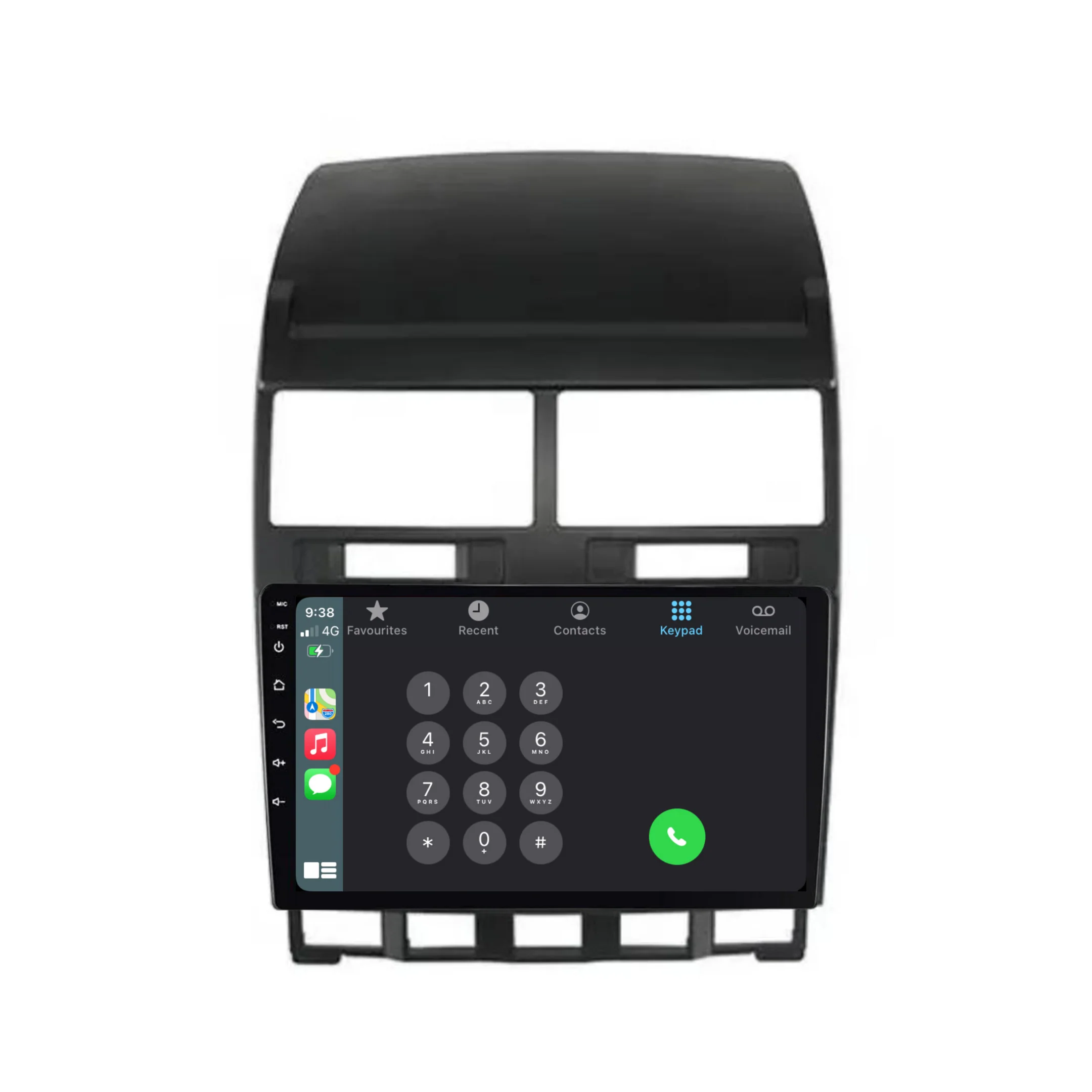 Volkswagen Touareg (2003-2010) Plug & Play Head Unit Upgrade Kit: Car Radio with Wireless & Wired Apple CarPlay & Android Auto - Image 3