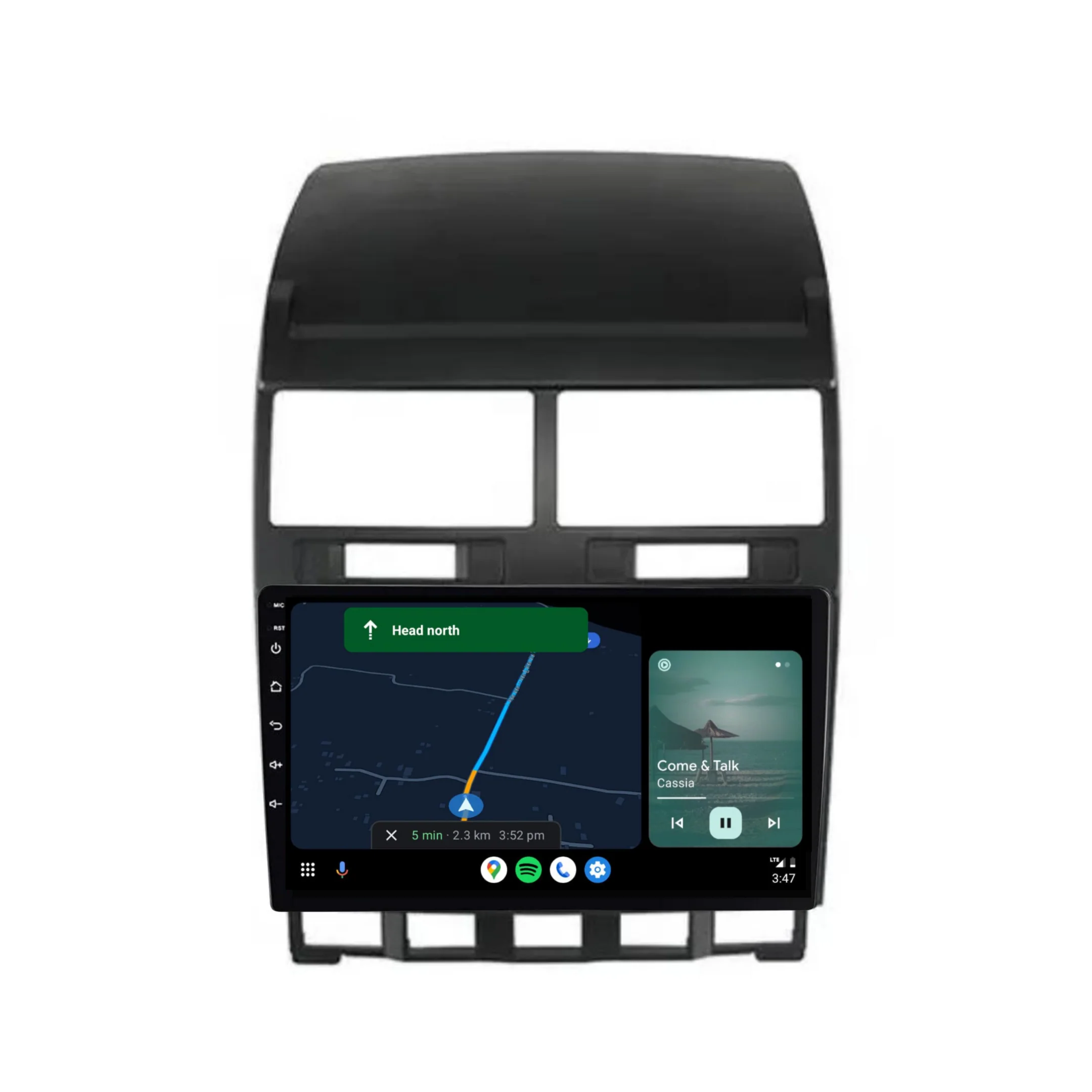 Volkswagen Touareg (2003-2010) Plug & Play Head Unit Upgrade Kit: Car Radio with Wireless & Wired Apple CarPlay & Android Auto - Image 4