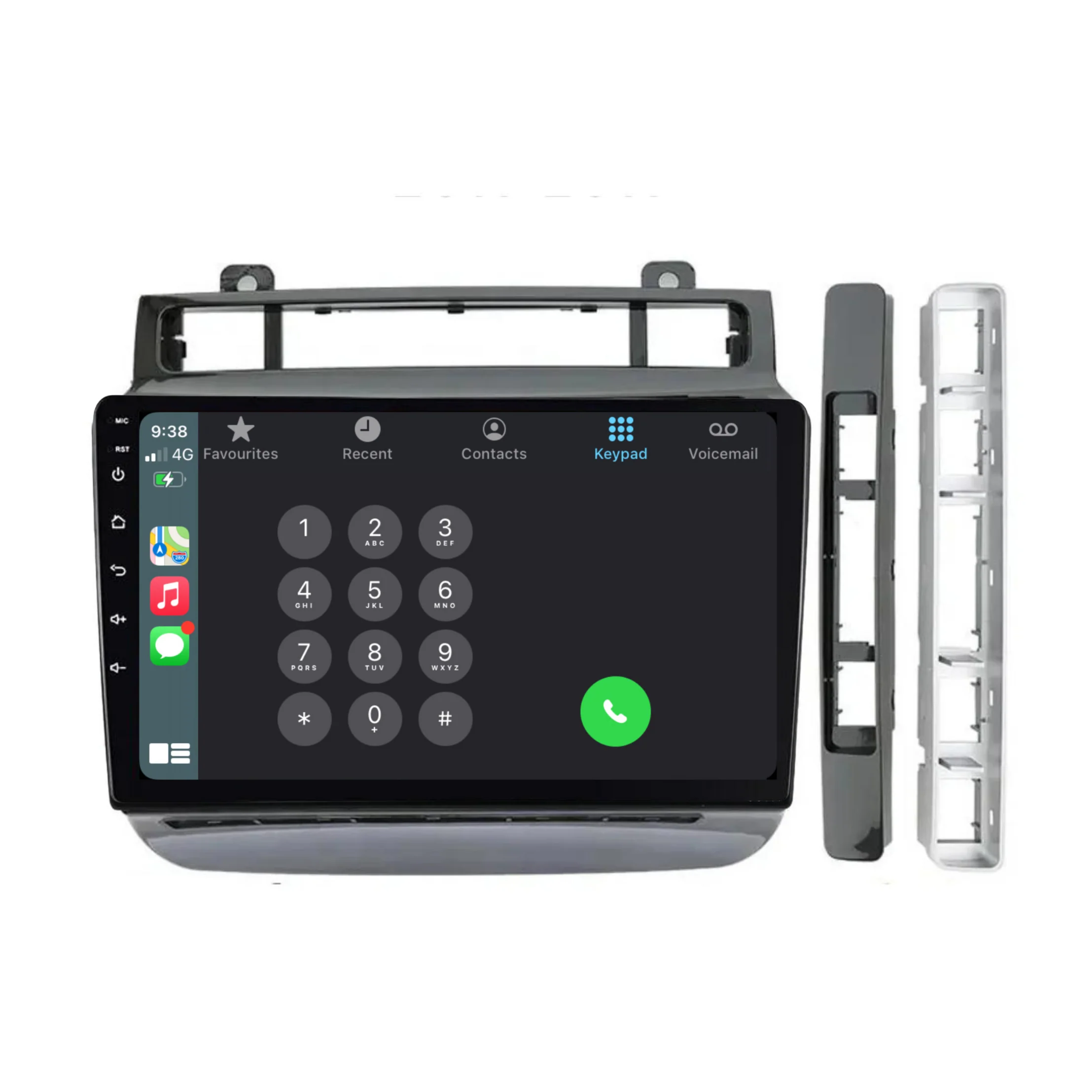 Volkswagen Touareg (2011-2017) Plug & Play Head Unit Upgrade Kit: Car Radio with Wireless & Wired Apple CarPlay & Android Auto - Image 3