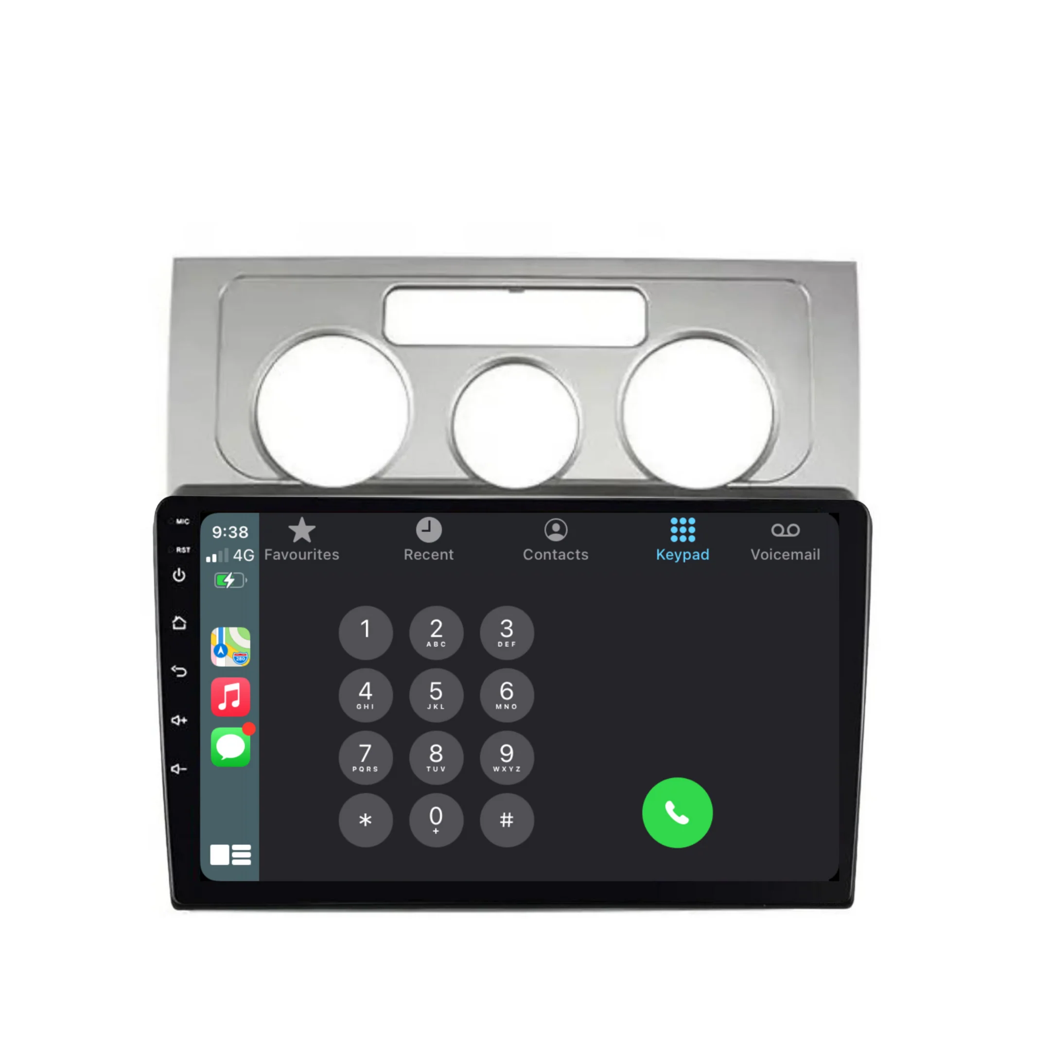 Volkswagen Touran (2004-2008) Plug & Play Head Unit Upgrade Kit: Car Radio with Wireless & Wired Apple CarPlay & Android Auto - Image 3